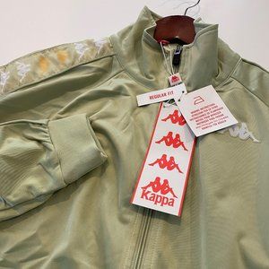 Kappa Banda Annistonin Long Sleeve Full Zip Green Glycerine Track Jacket